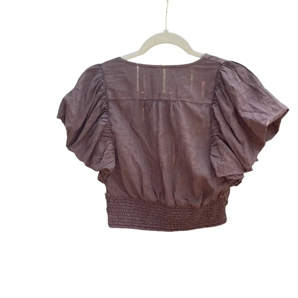 FREE PEOPLE CANT GET ENOUGH WRAP TOP